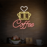 Coffee Mugs Neon Sign - BBD GIFTS